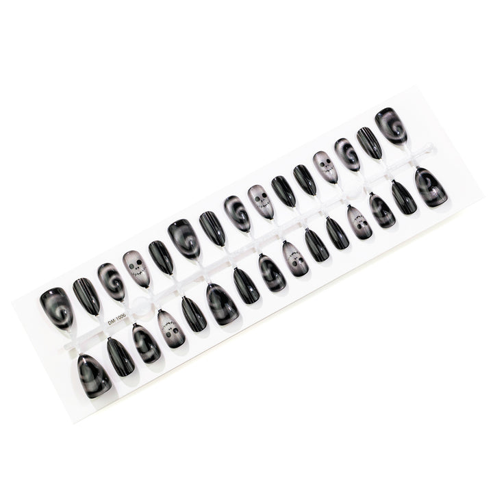 Creative Halloween-Themed Press-On Nail Art Set Stornfield