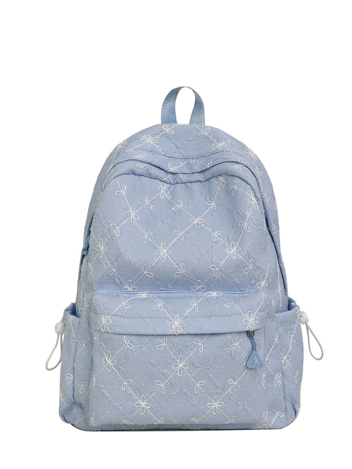 Backpack with Stylish Embossed Design and Multiple Compartments Stornfield