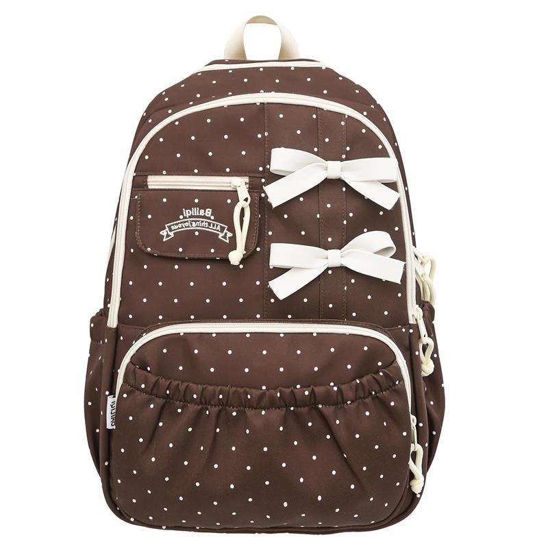 Stylish Polka Dot Backpack