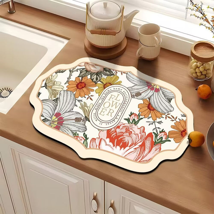 Elegant Decorative Kitchen Mat Stornfield