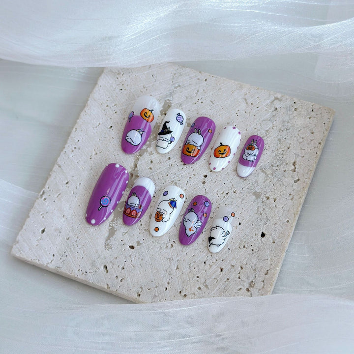 Thematic Decorative Press-On Nail Art Set  1791774155