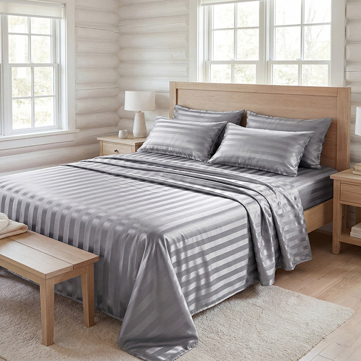 Luxury Satin Bed Sheet Set