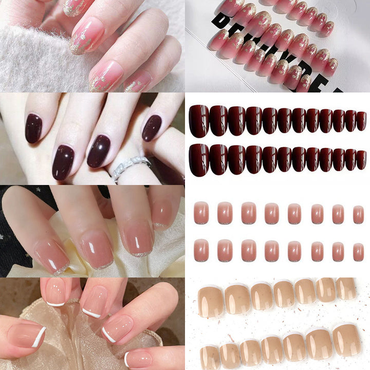 Elegant Glossy Press-On Nail Tips Stornfield