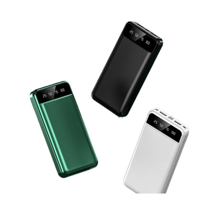 Portable power bank with state-of-the-art digital charge level display Stornfield