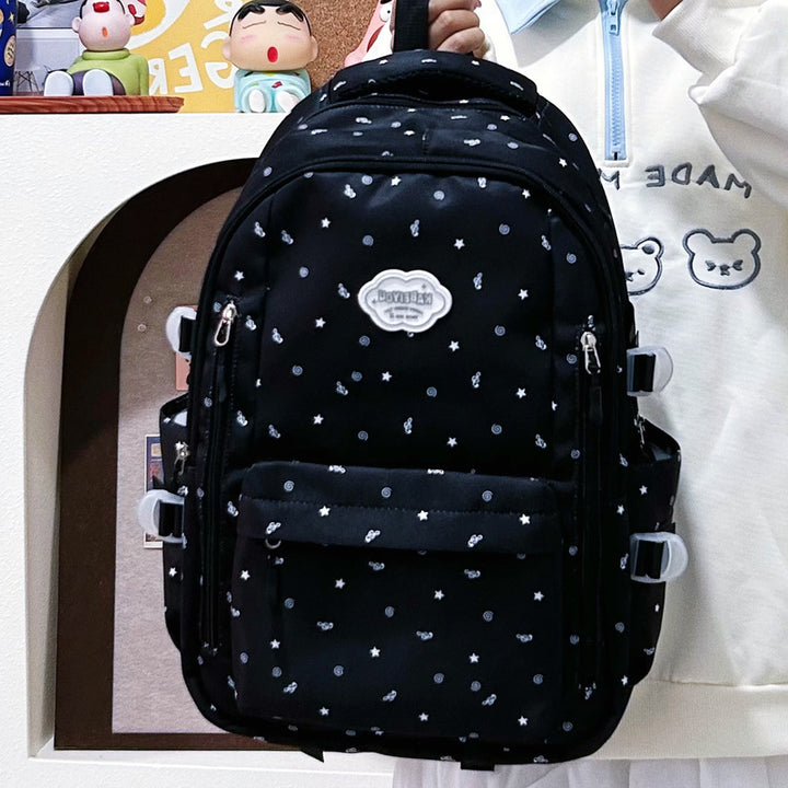 Casual Star-Print Backpack Stornfield