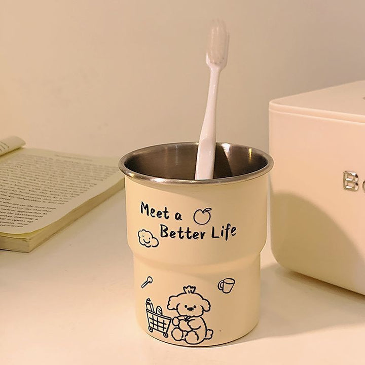 Toothbrush holder with humorous animal design Stornfield