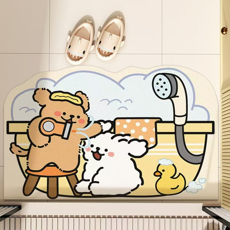 Cartoon Bath Mat Stornfield
