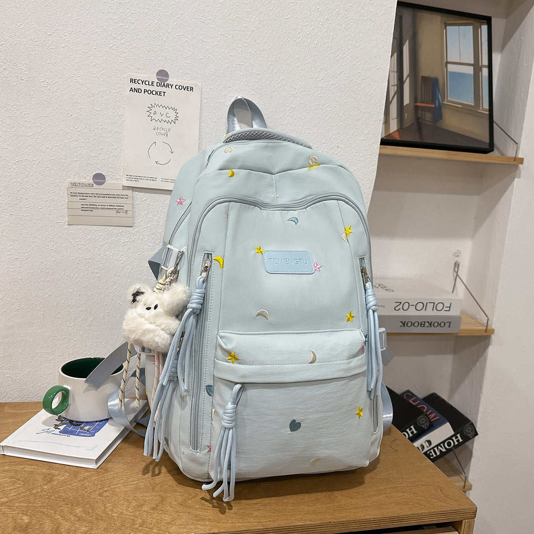 Stylish Embroidered Daily Backpack Stornfield
