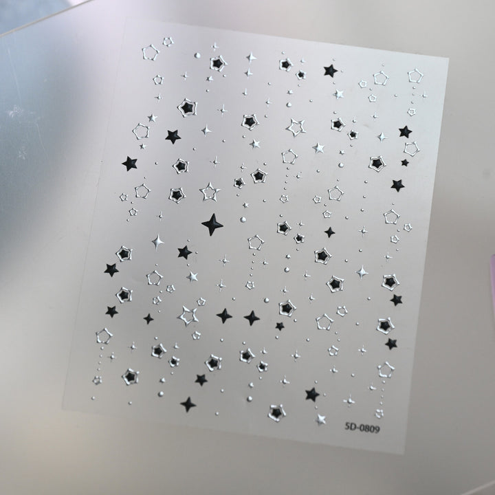 Decorative Star Nail Art Stickers
