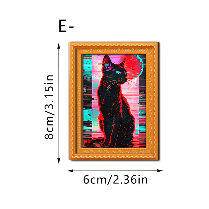 Decorative cat art with futuristic design Stornfield