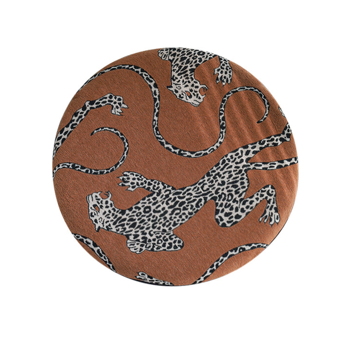 Seat cushion with animal pattern
