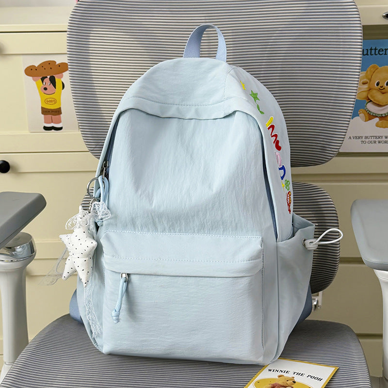 Decorative Character-Embellished Casual Backpack Stornfield