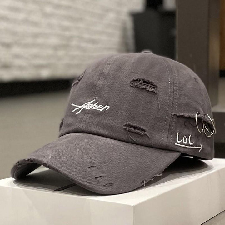 Men's Distressed Denim Cap Stornfield