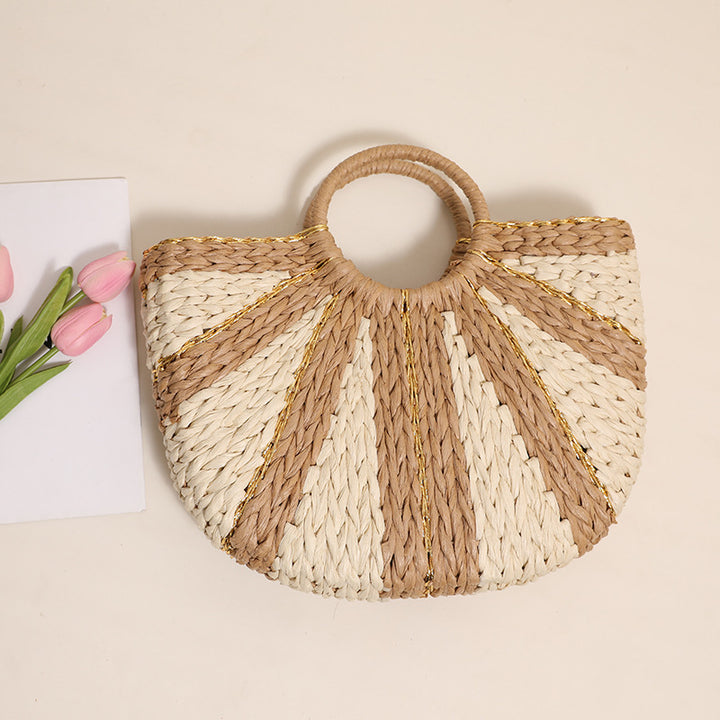 Trendy Tote Bag In Modern Wave Pattern Stornfield