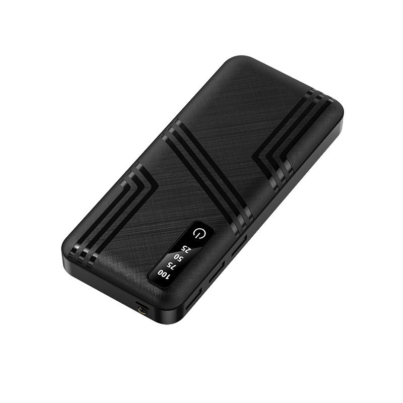 Portable power bank with multifunctional fast charging connector and LCD display Stornfield