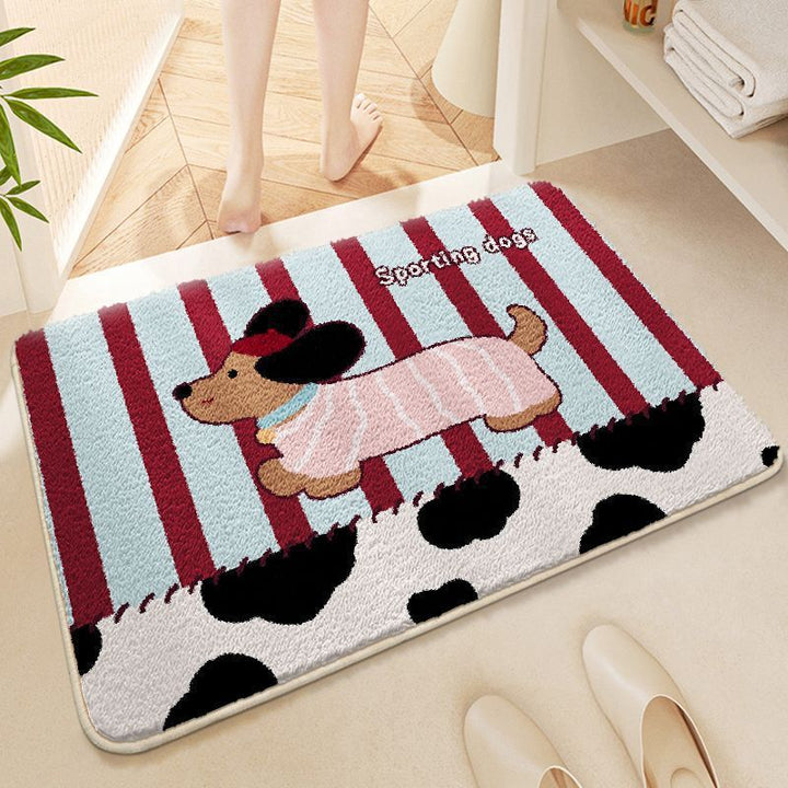 Cute Cartoon-Themed Bathroom Mat