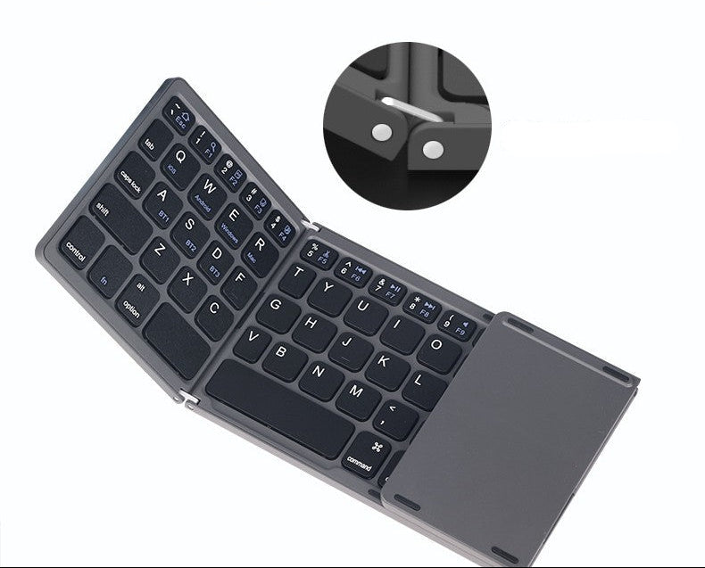 Ultra-Slim Foldable Bluetooth Keyboard with Touchpad Stornfield