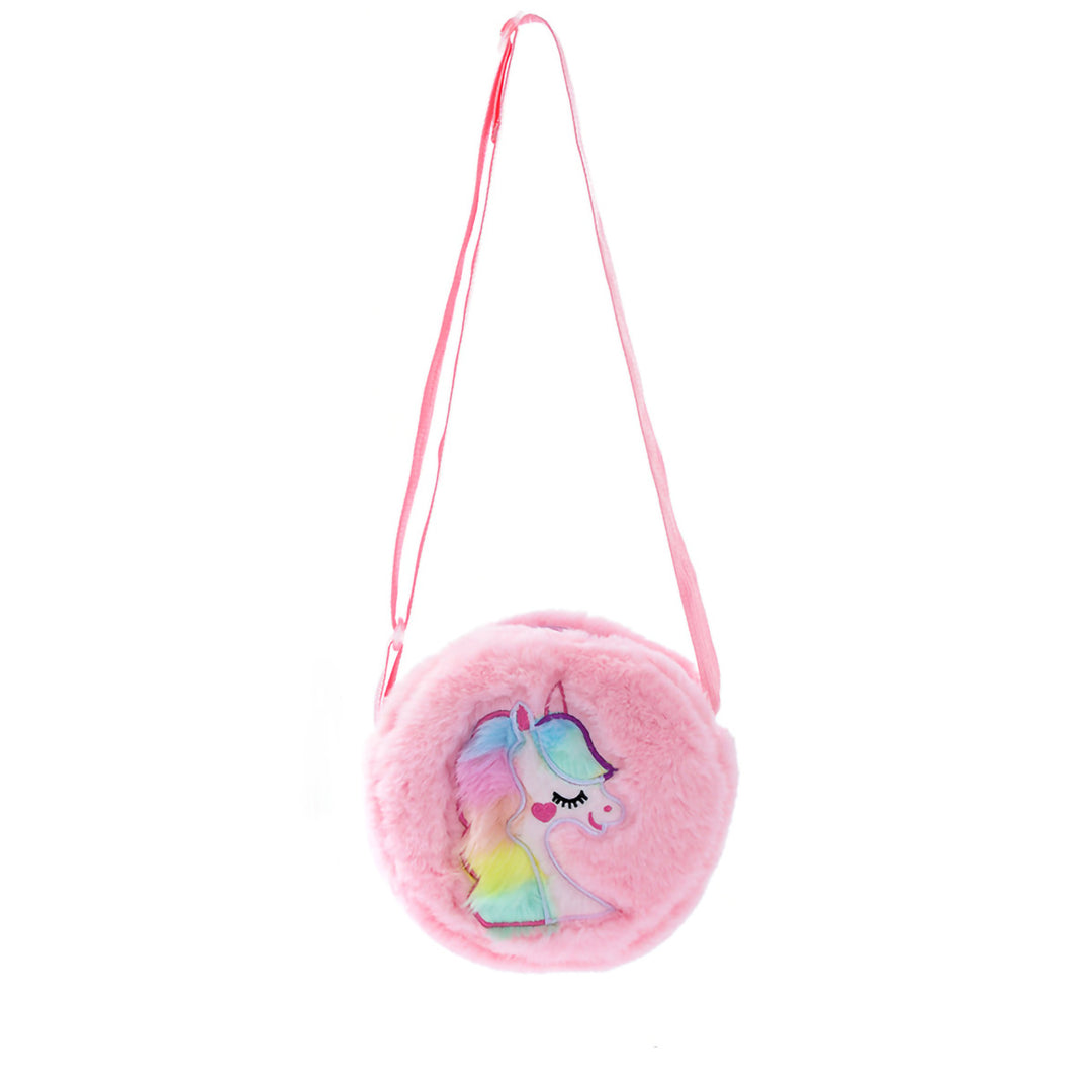 Plush shoulder bag with unicorn motif Stornfield