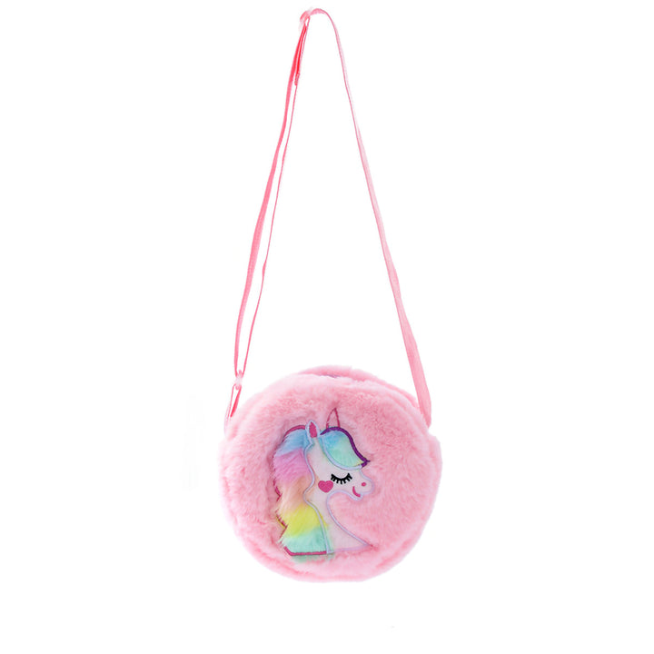 Plush shoulder bag with unicorn motif Stornfield