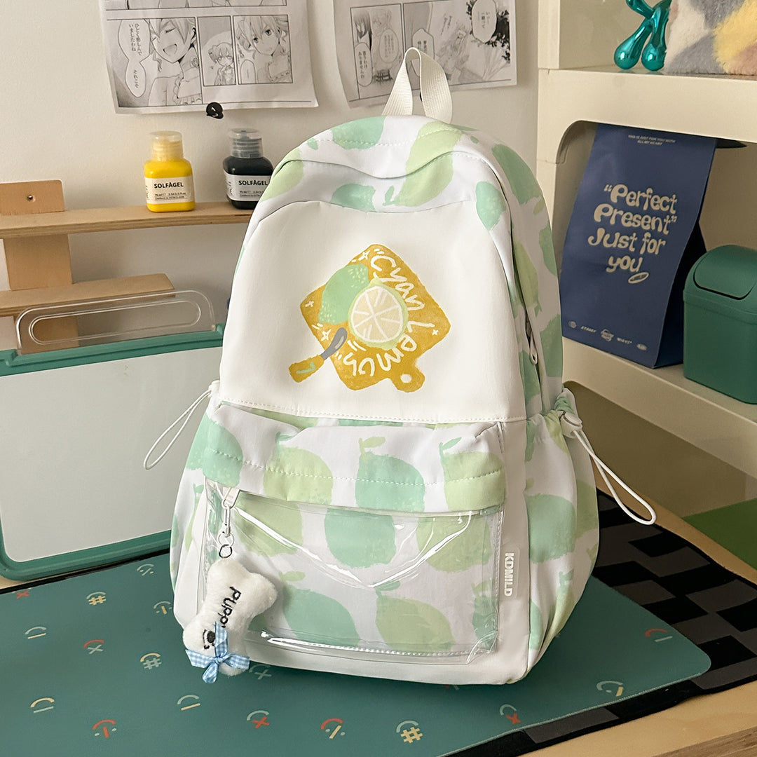 Playful Illustrated Lightweight Backpack Stornfield