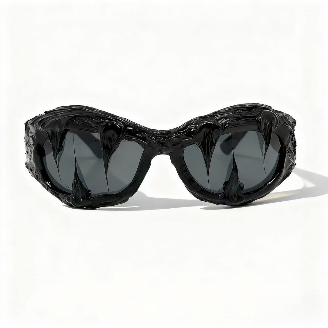 Women futuristic design sunglasses with unique textured surface Stornfield