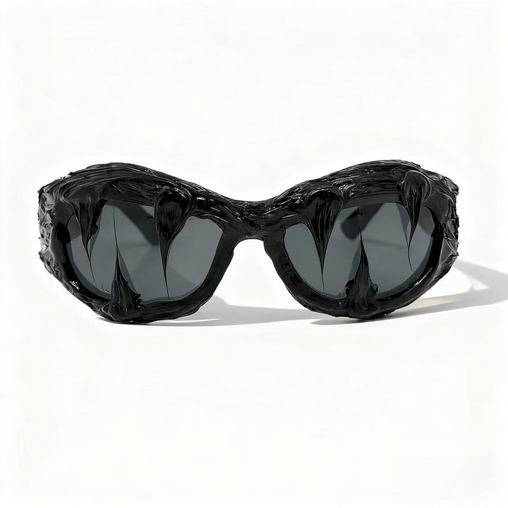 Women futuristic design sunglasses with unique textured surface Stornfield