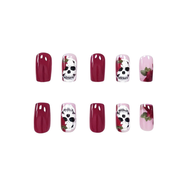 Artistic Skull Nail Art Design Stornfield