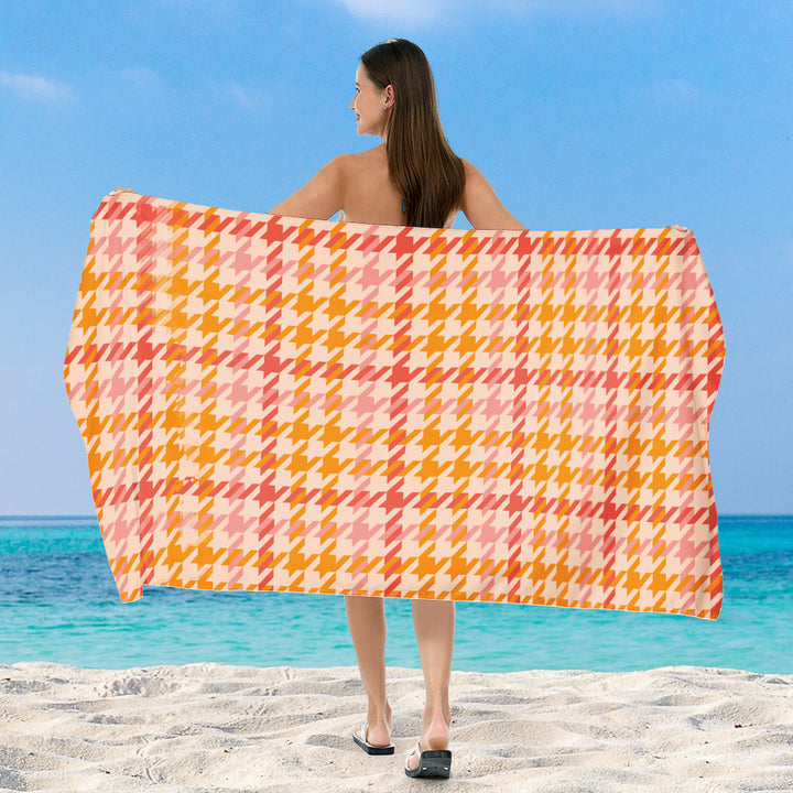 Beach towel with exclusive geometric pattern Stornfield