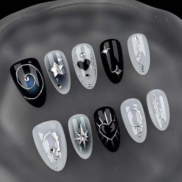 Artistic Themed Press-On Nails Collection