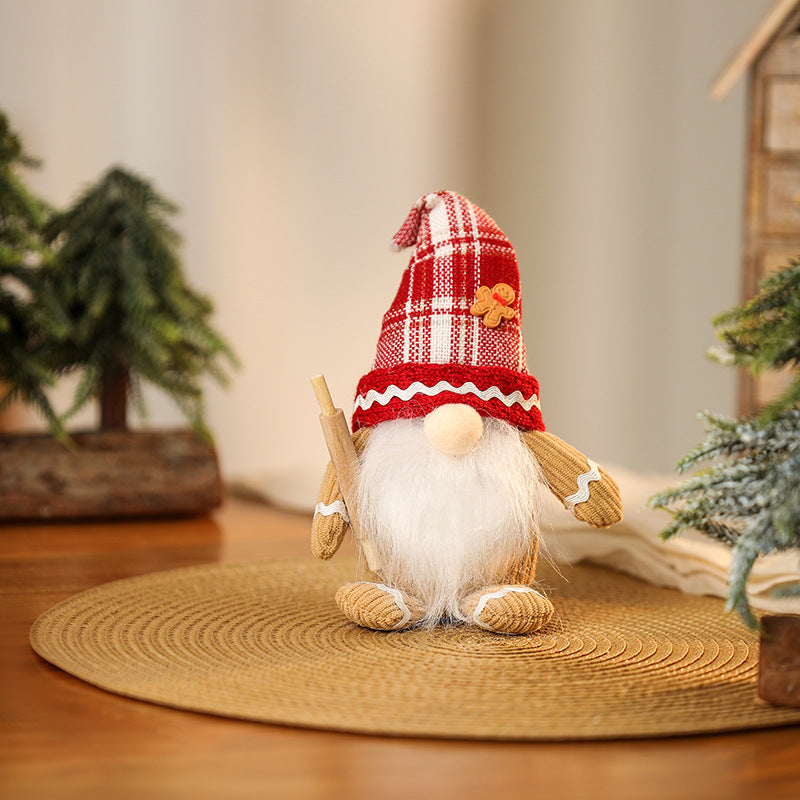 Decorative Christmas gnome figure with hat Stornfield