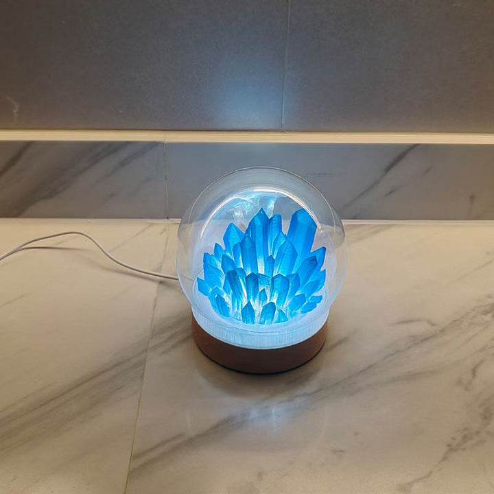 Crystal-Inspired Decorative Table Lamp