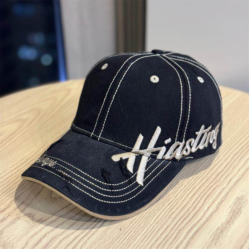 Men's Distressed Cotton Baseball Cap Stornfield 1784270668