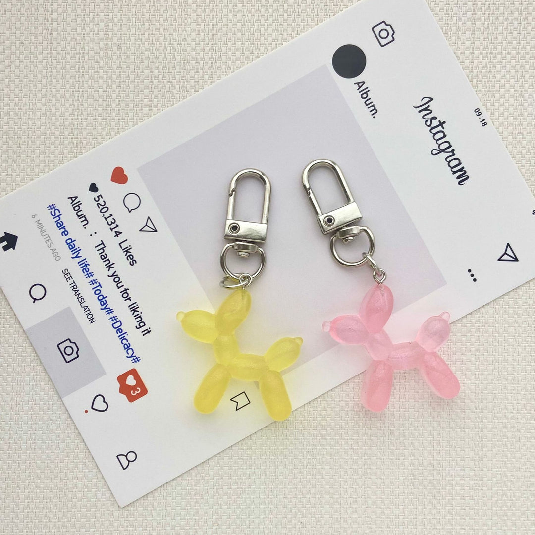 Playful Balloon Animal Keychain Stornfield