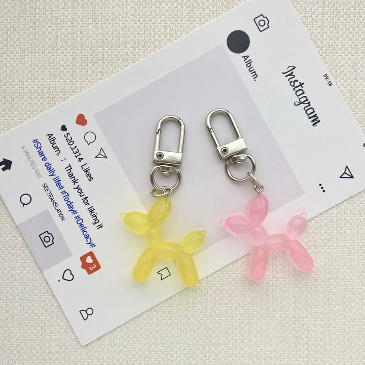 Playful Balloon Animal Keychain Stornfield