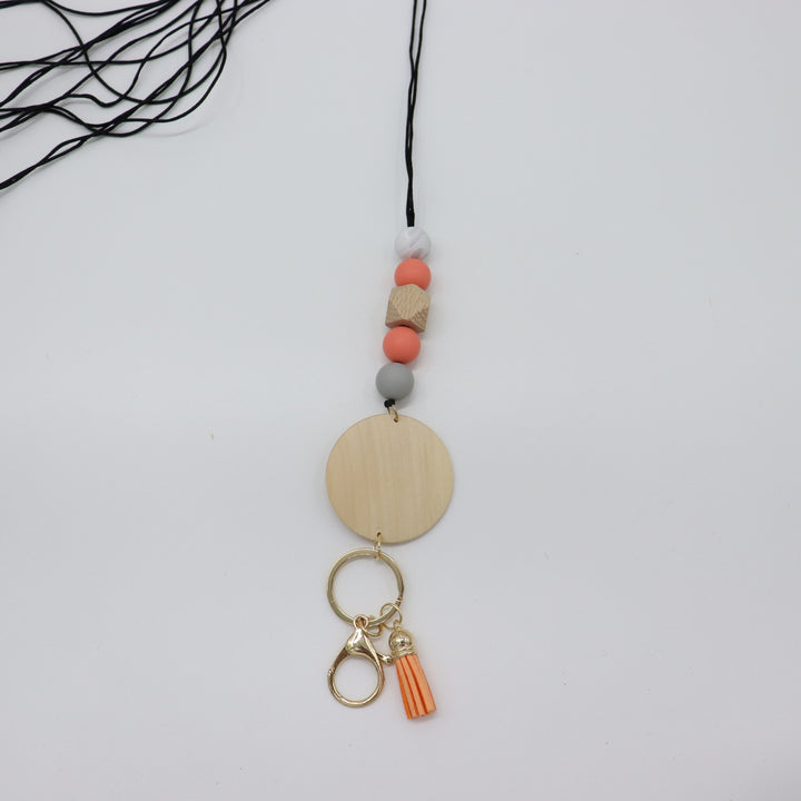 Beaded Keychain Lanyard with Decorative Tassel Stornfield
