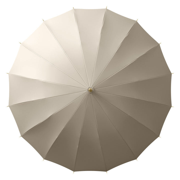 Ladies elegant and wind-resistant folding umbrella with ergonomic handle Stornfield