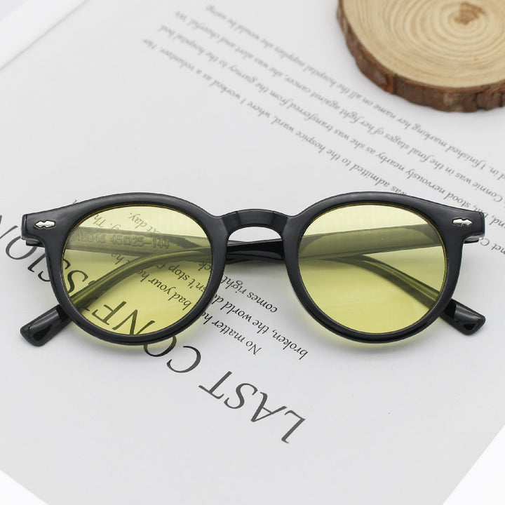 Ladies' Round Sunglasses with Elegant Design Stornfield