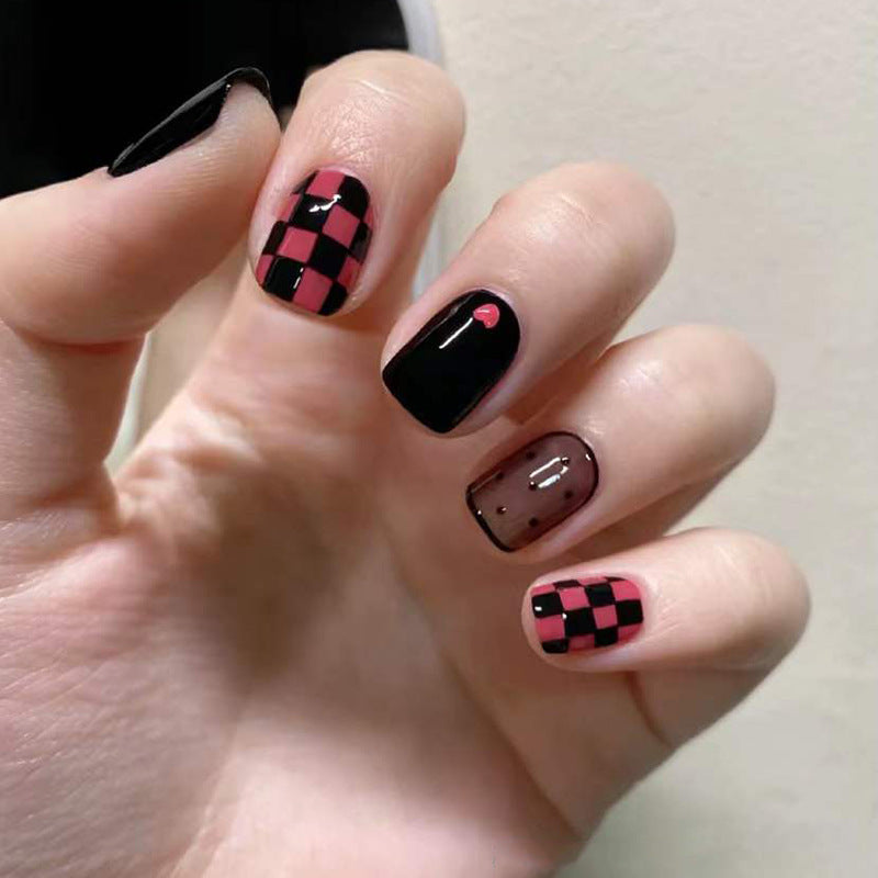 Decorative Floral Press-On Nail Art Set Stornfield