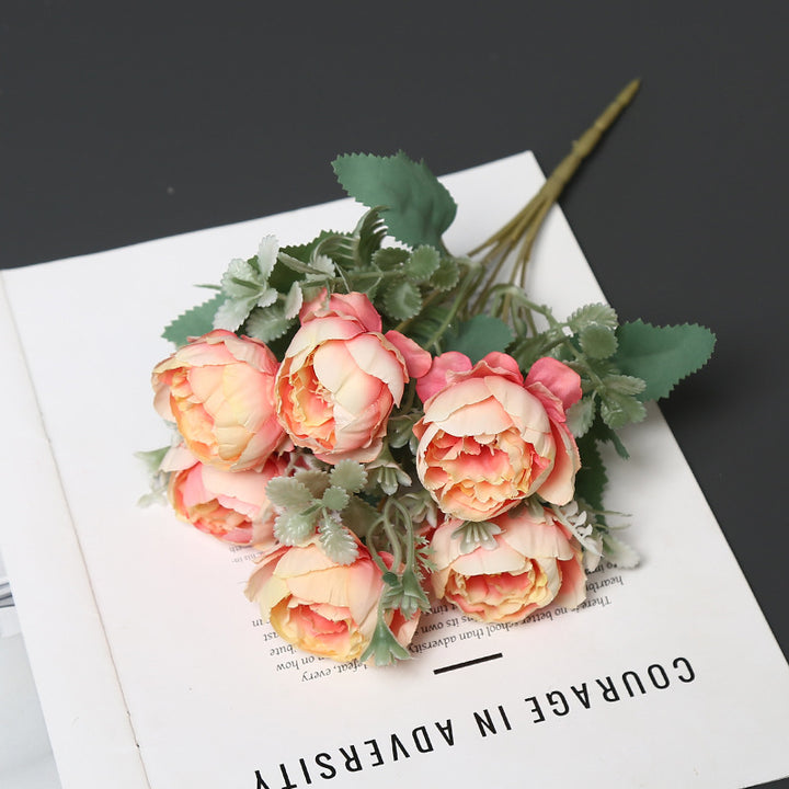 Lifelike Artificial Peony Bouquet