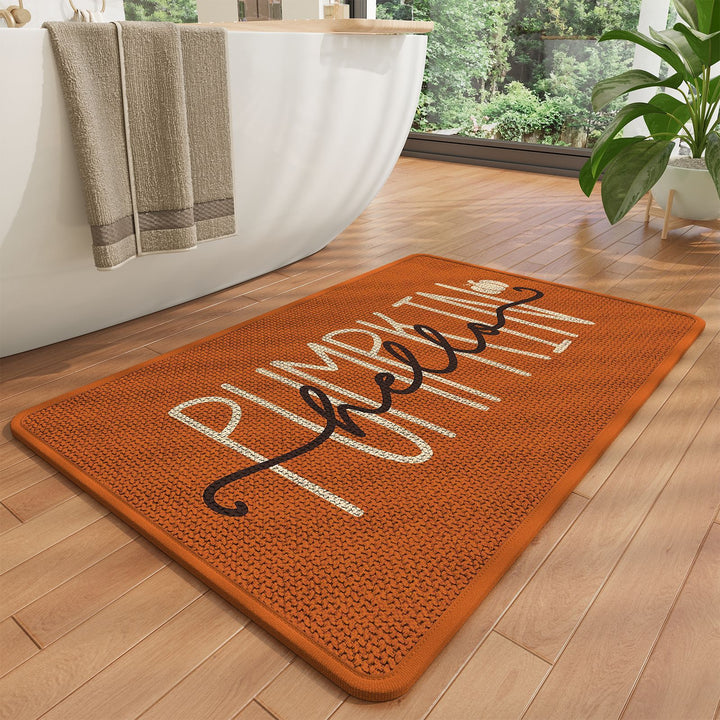 Decorative Plush Bath Mat