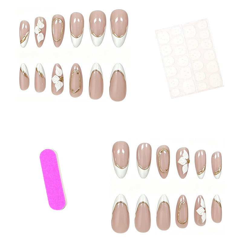 Elegant Floral Design Acrylic Nail Art Stornfield
