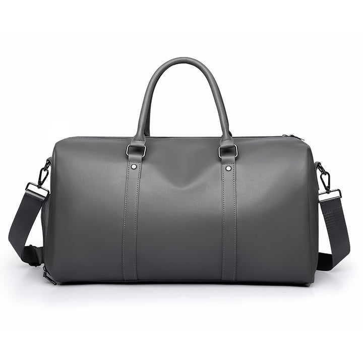 Premium Leather Travel Duffel Stornfield