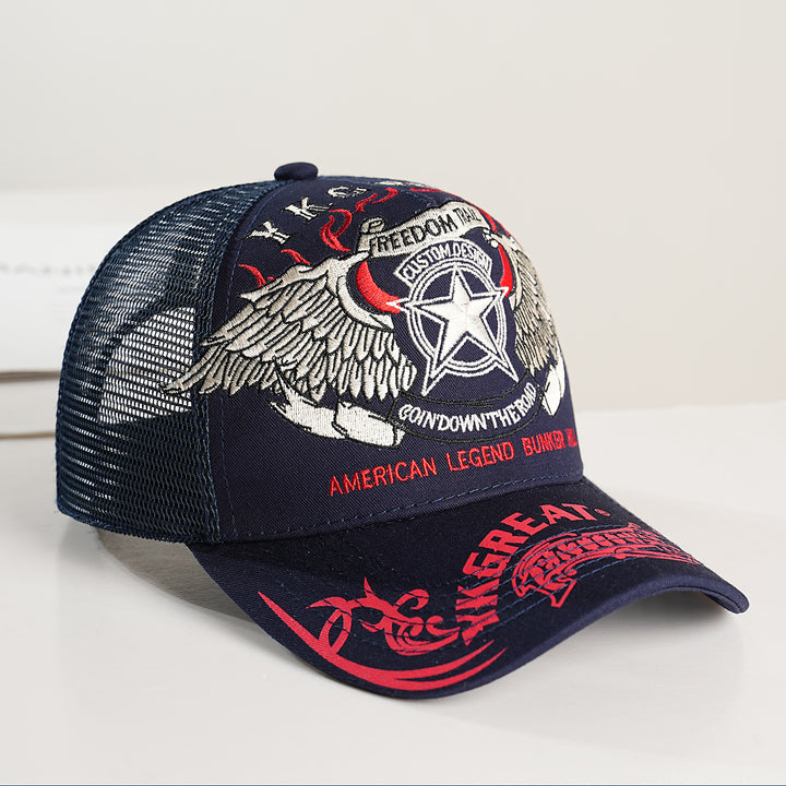 Unisex Trucker Cap with graphic design and breathable mesh Stornfield