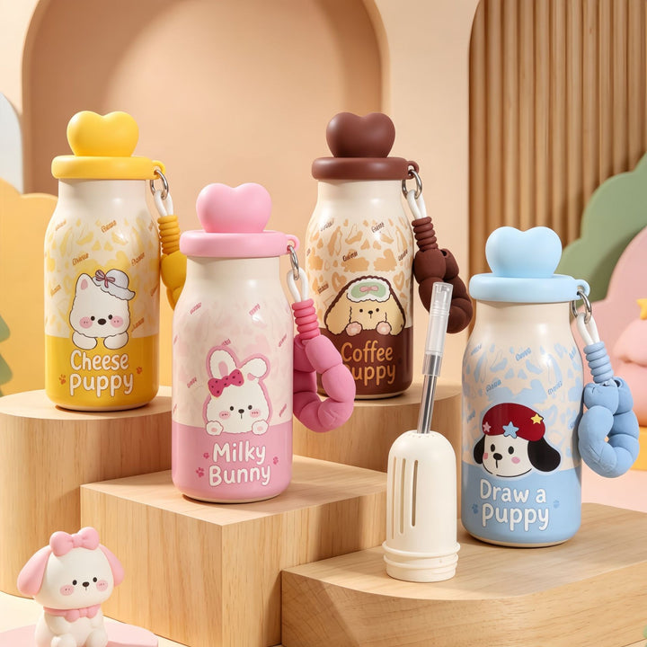 Women’s insulated bottle with practical carrying handle and playful bunny design Stornfield