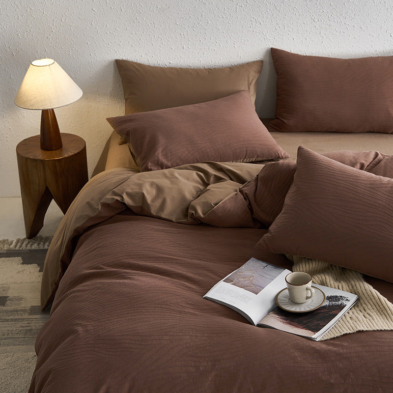 Textured Luxury Duvet Cover Set