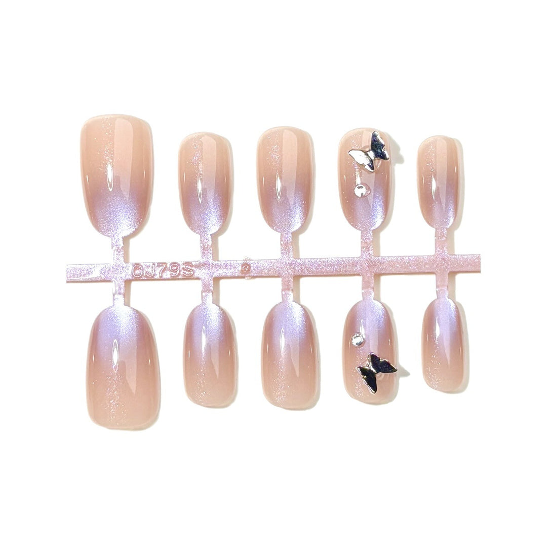 Glamorous Elegant Press-On Nail Set