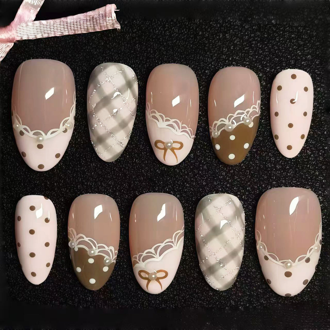 Decorative Press-On Nail Art Set 1790745359