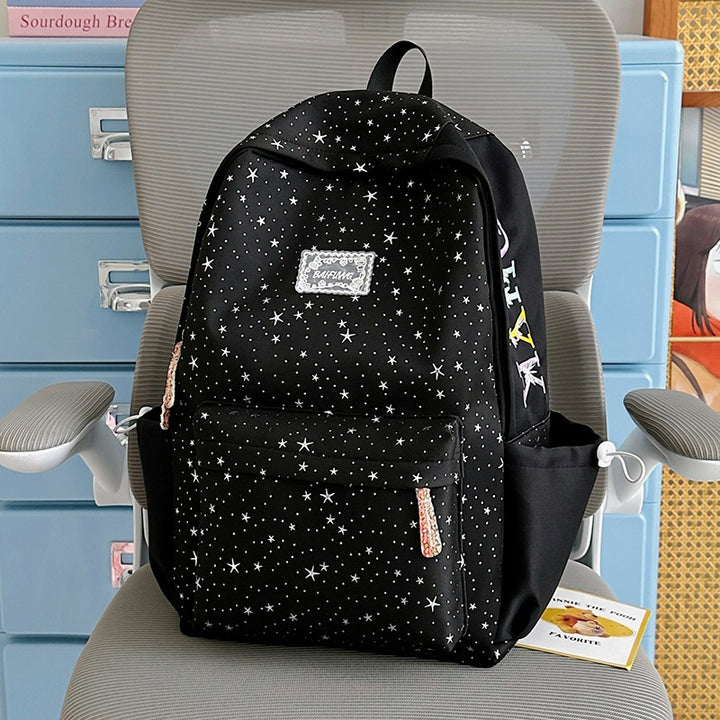 Starry-Themed Casual Backpack Stornfield