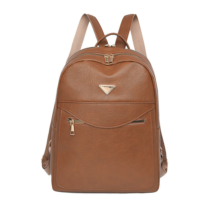 Elegant Faux Leather Backpack Stornfield