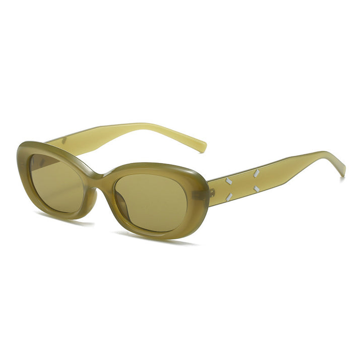 Fashion-Forward Oversized Rectangular Sunglasses Stornfield